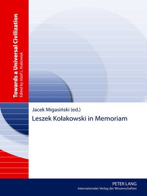 cover image of Leszek Kołakowski in Memoriam